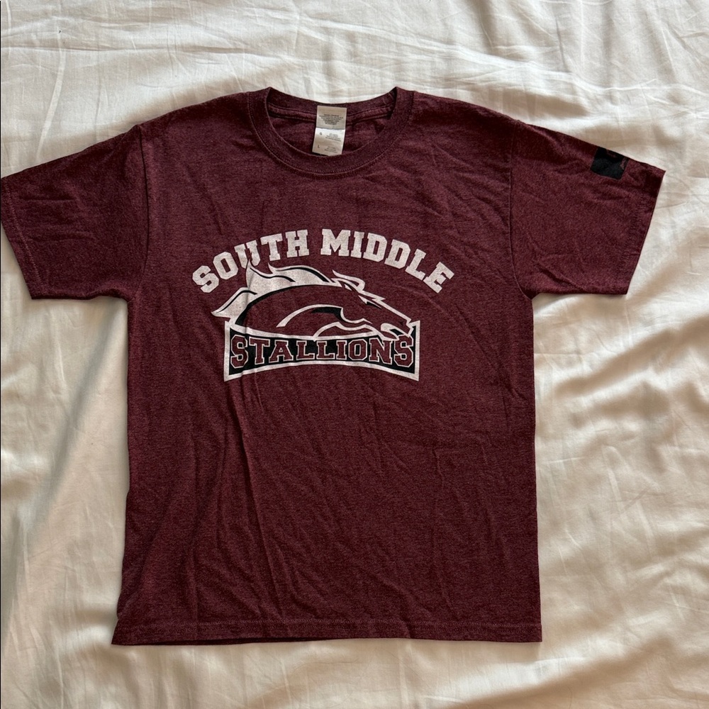 Jerzees Maroon Kids Short Sleeve Tee